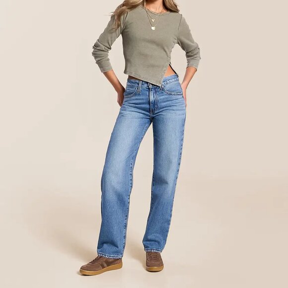 Levi's '94 Baggy Jeans Denim Light Wash High Waisted Light Wash Women's size 26 - Picture 7 of 7